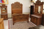 THREE-PIECE VICTORIAN WALNUT B