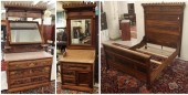 THREE-PIECE VICTORIAN WALNUT B