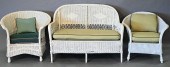 THREE PIECE WICKER LOT, TO INC
