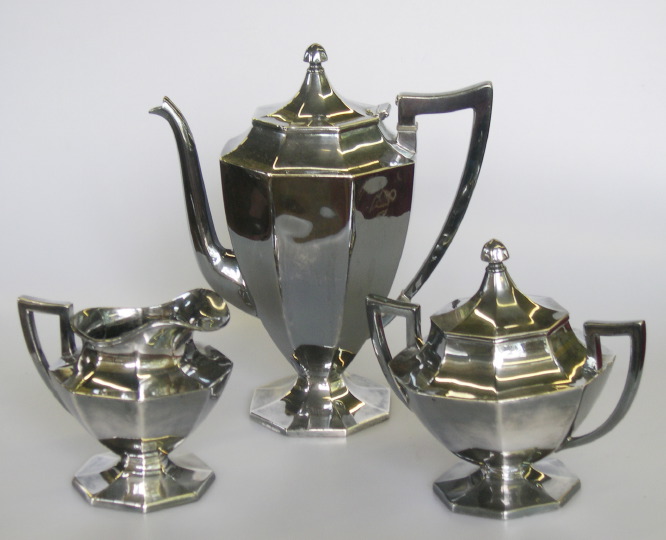 Three-Piece Wilcox Silverplate