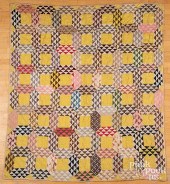THREE PIECED QUILTS, EARLY 20T
