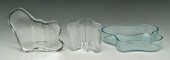 Three pieces Alvar Aalto glass