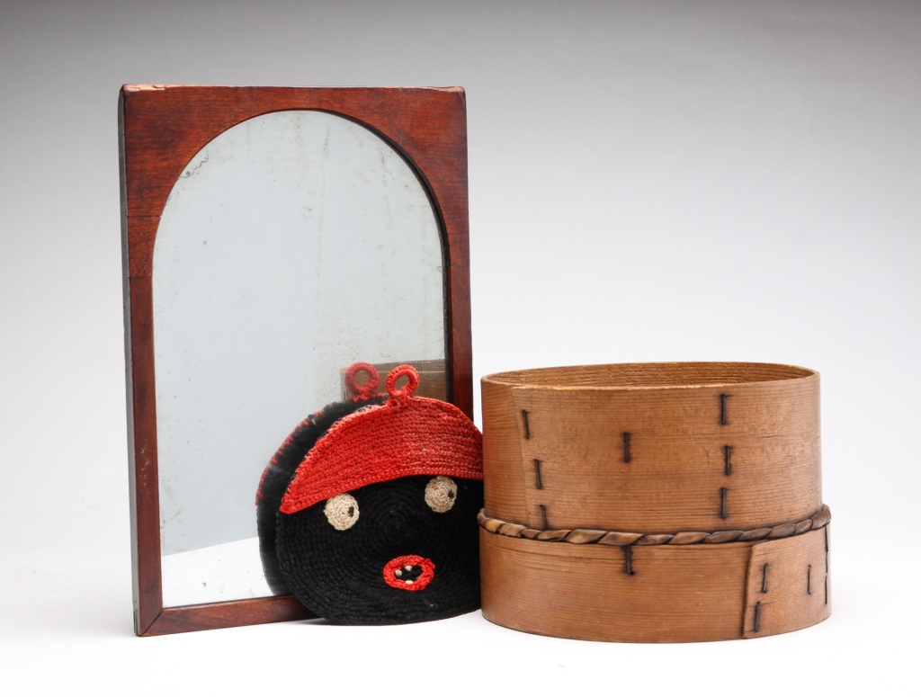 THREE PIECES AMERICAN HOUSEWARES.