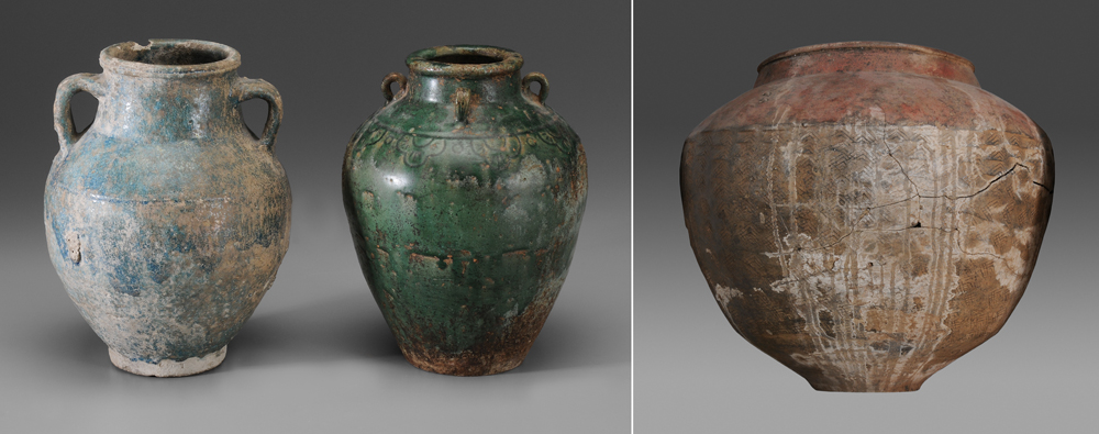 Three Pieces Ancient Pottery