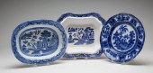 THREE PIECES BLUE TRANSFER. Fi