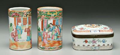 Three pieces Chinese export