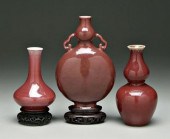 Three pieces Chinese sang-de-b