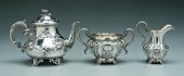 Three pieces English silver: t