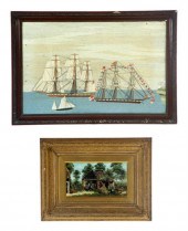 THREE PIECES:  European. Needl