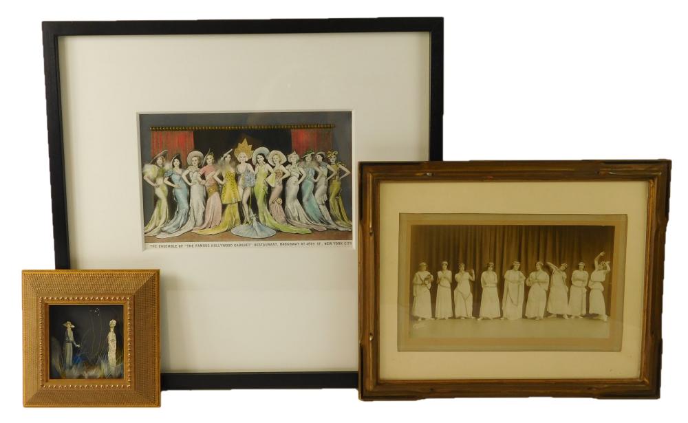 THREE PIECES FEATURING GROUPS OF