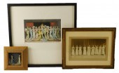 THREE PIECES FEATURING GROUPS