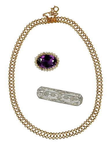 THREE PIECES GOLD