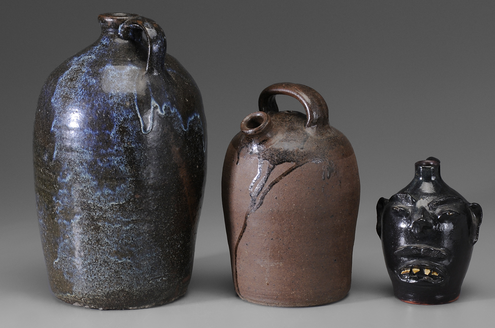 Three Pieces North Carolina Pottery
