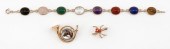 THREE PIECES OF 14KT GOLD JEWE