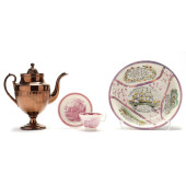 THREE PIECES OF ANTIQUE ENGLIS