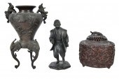 THREE PIECES OF ASIAN METALWAR