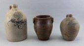 THREE PIECES OF ASSORTED STONE
