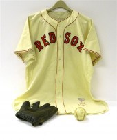 Three pieces of baseball memor