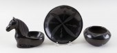THREE PIECES OF BLACKWARE POTT