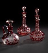 Three Pieces of Bohemian Ruby
