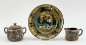 THREE PIECES OF BUFFALO POTTER