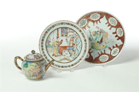 THREE PIECES OF CHINESE EXPORT. 