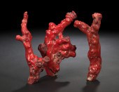 Three Pieces of Chinese Red Co