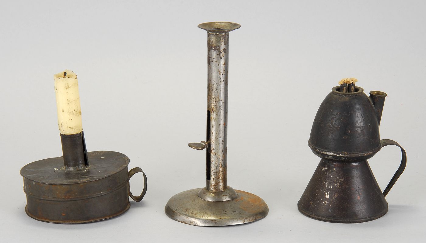 THREE PIECES OF EARLY NEW ENGLAND