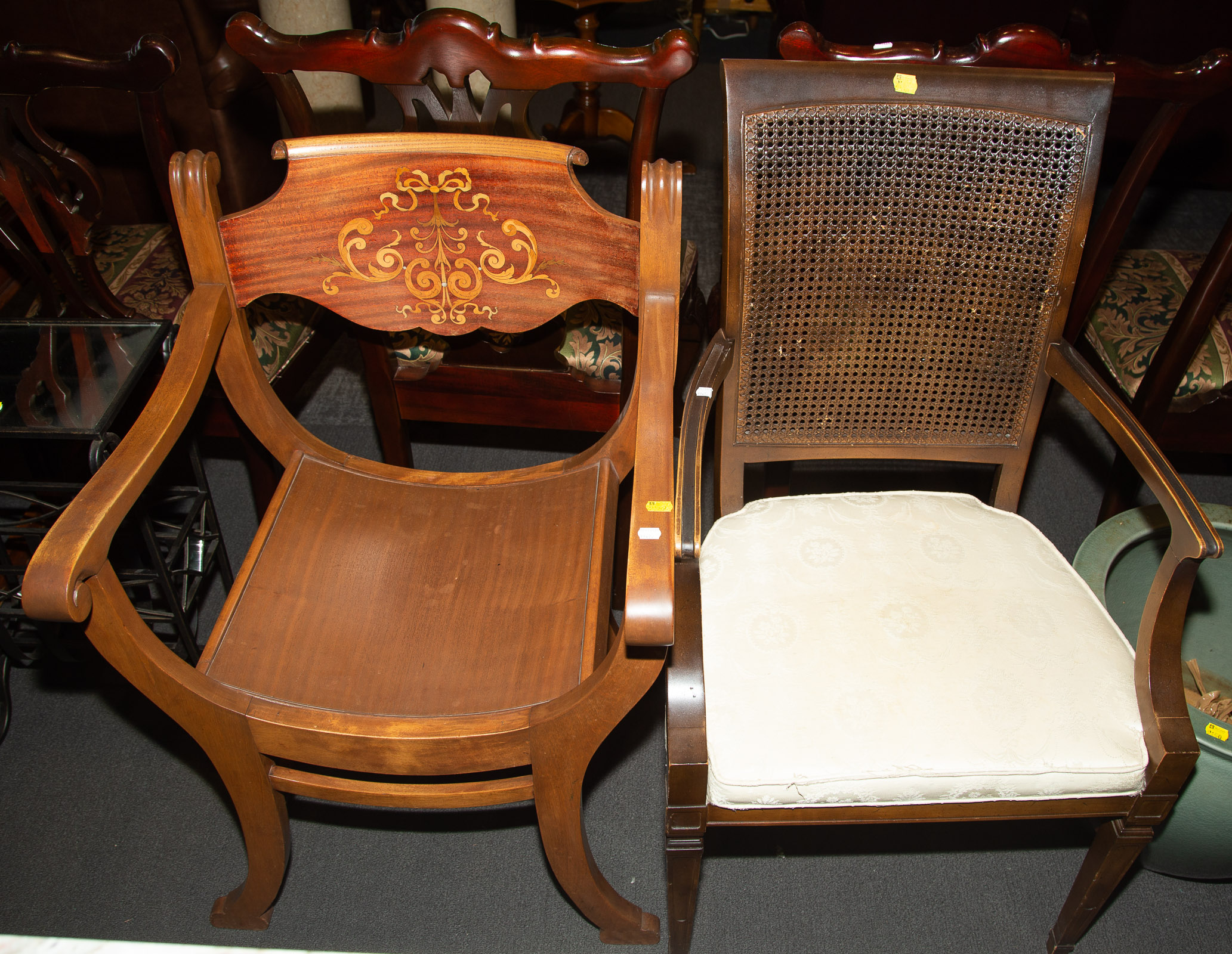 THREE PIECES OF FURNITURE Including