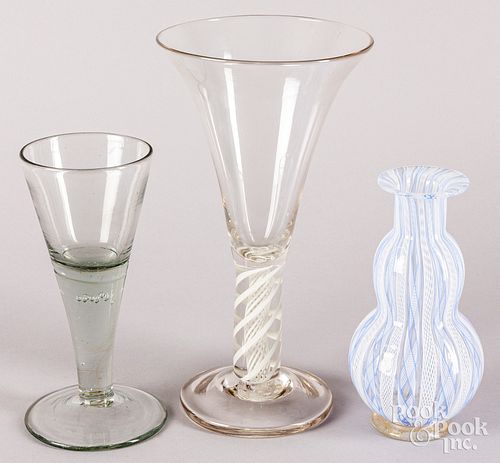 THREE PIECES OF GLASSThree pieces