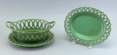 THREE PIECES OF GREEN SOFT-PAS
