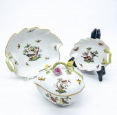 THREE PIECES OF HEREND ROTHSCH