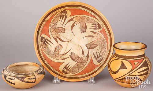 THREE PIECES OF HOPI INDIAN
