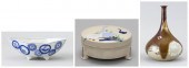 THREE PIECES OF JAPANESE CERAM