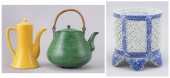 THREE PIECES OF JAPANESE CERAM