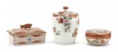 THREE PIECES OF JAPANESE PORCE