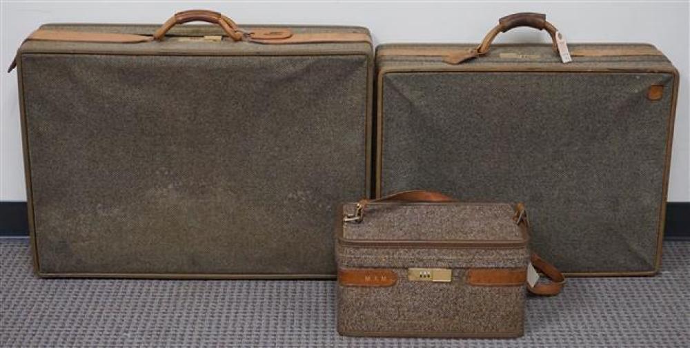 THREE PIECES OF LUGGAGE BY