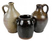 THREE PIECES OF MINIATURE POTT