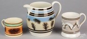 THREE PIECES OF MOCHA, 19TH C.