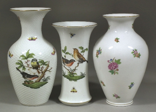 Three pieces of modern Herend