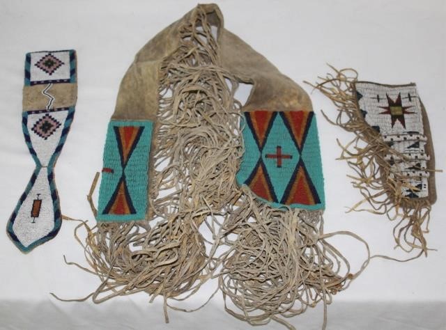 THREE PIECES OF NATIVE AMERICAN