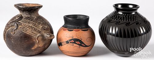 THREE PIECES OF NATIVE AMERICAN