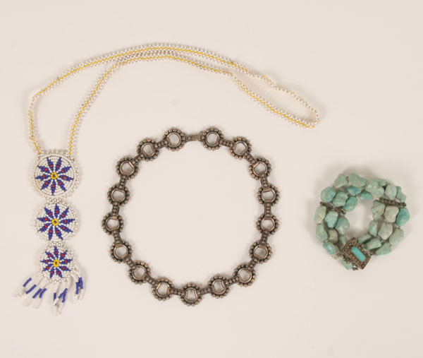 Three pieces of Native American and
