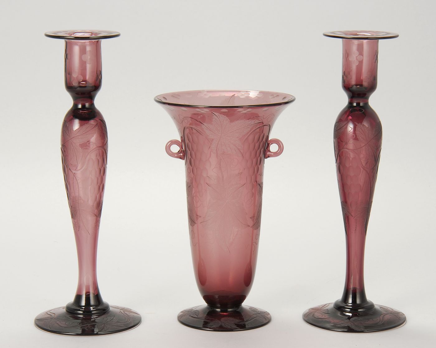 THREE PIECES OF PAIRPOINT