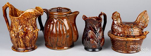 THREE PIECES OF ROCKINGHAM