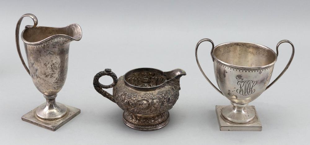 THREE PIECES OF S. KIRK & SON