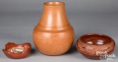 THREE PIECES OF SAN JUAN PUEBL