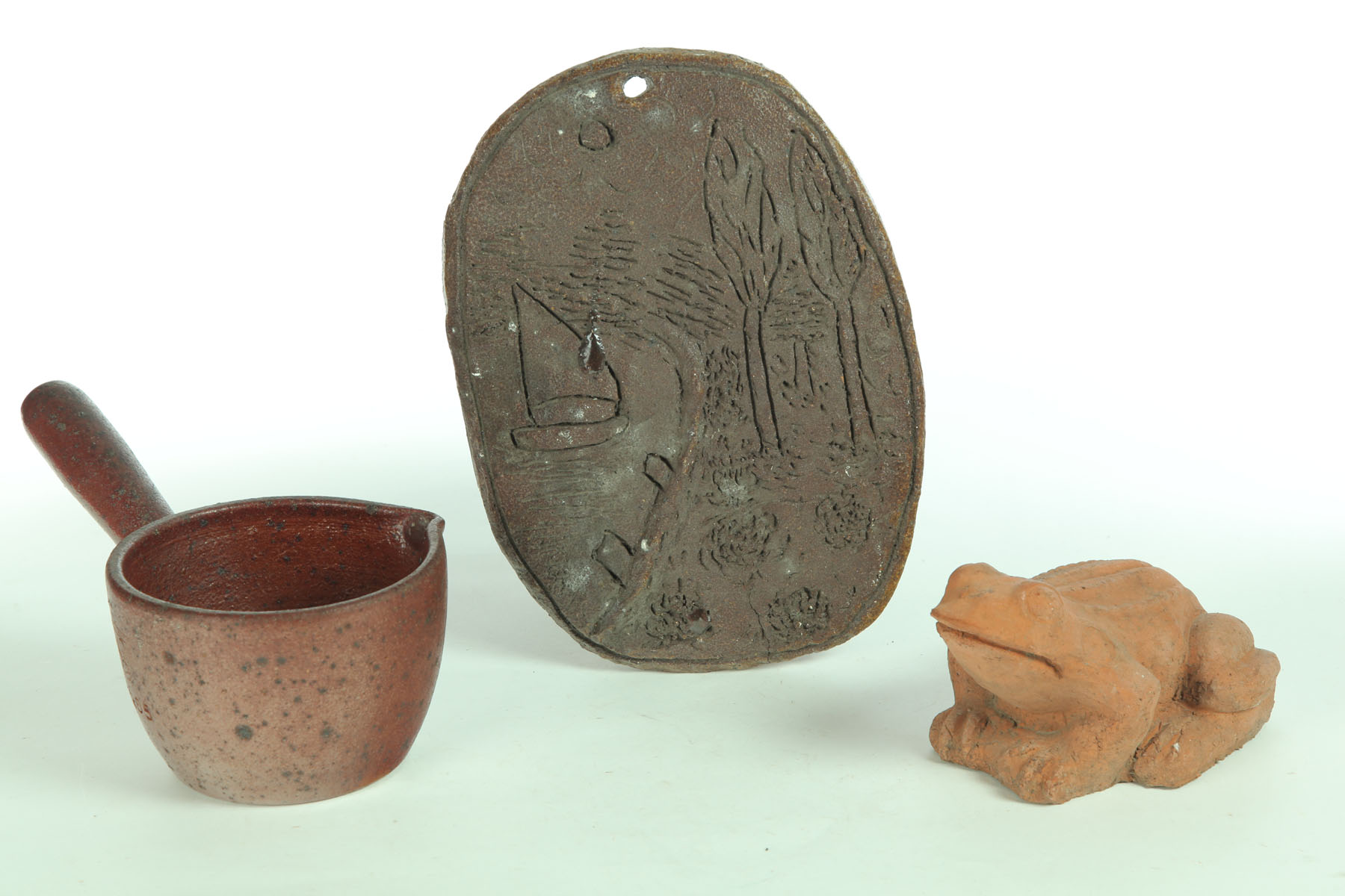 THREE PIECES OF SEWERTILE. 