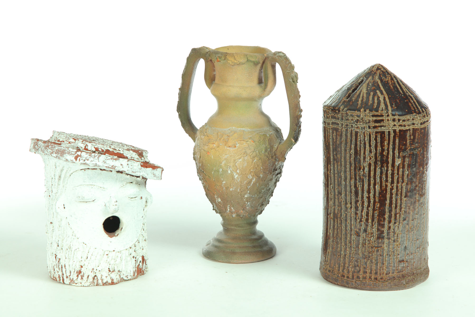 THREE PIECES OF SEWERTILE. 