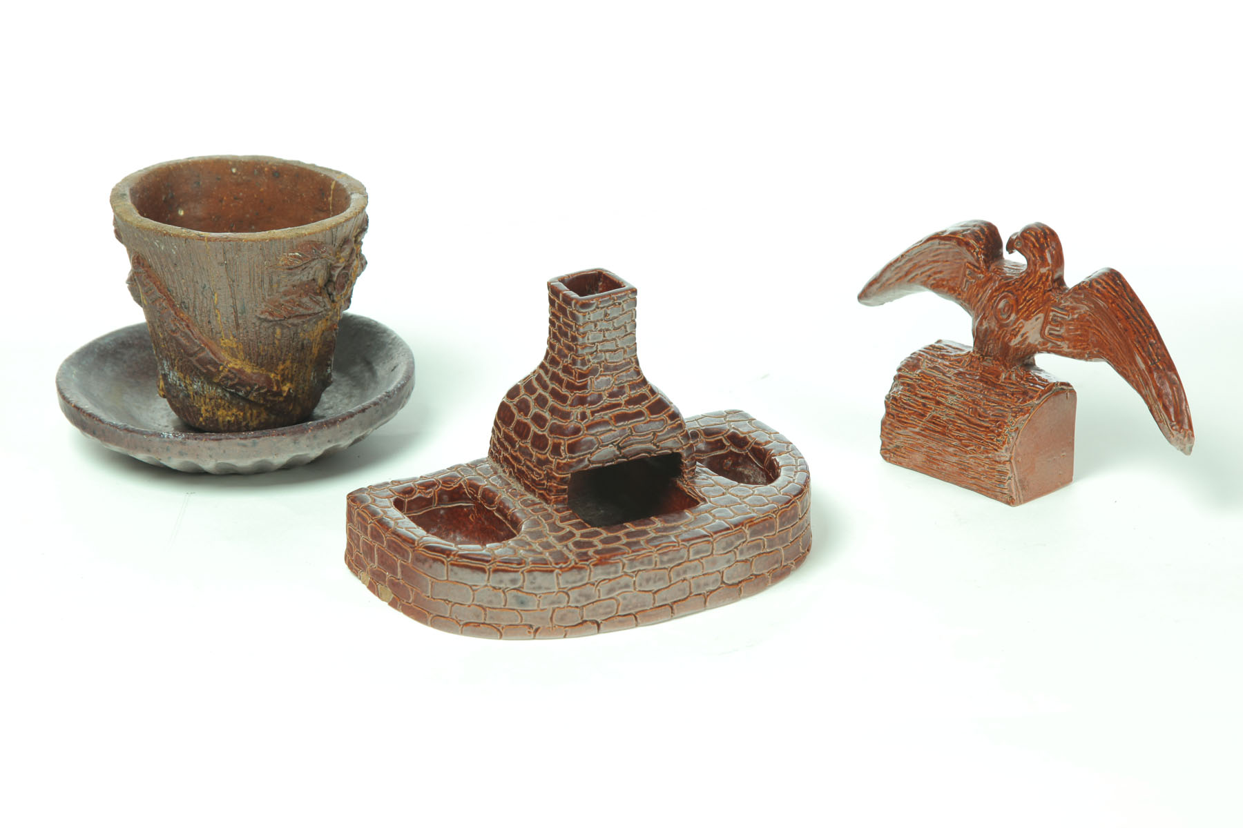 THREE PIECES OF SEWERTILE.  Ohio 